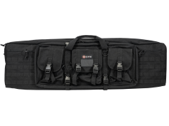 GPS Bags Black Lockable 600D Polyester Double Rifle Gun Case DRC42