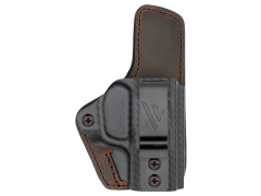 Versacarry Comfort Flex IWB Holster, Right Hand, Fits S&W M&P Shield (Black/Brown)