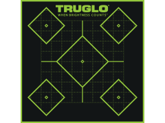 TRUGLO Tru-See Splatter 5-Diamound Paper Targets, 6 Pack (Black/Green)