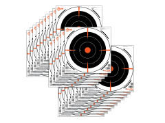 Allen Company EZ AIM HighQuality 8x8 Bullseye Targets, 26 Pack (Black/White)