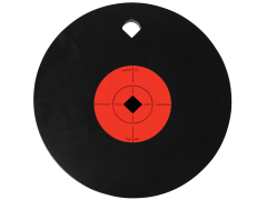 Birchwood Casey World of Targets 8" AR500 Steel Circle Target (Black/Orange)