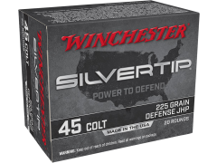 Winchester Silvertip 45 Long Colt 225 Grain JHP W45CST (20 Rounds)