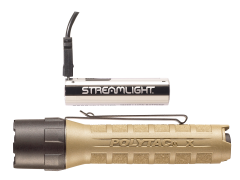 Streamlight 88612 PolyTac X USB Flashlight 600 Lumen (Coyote)