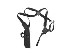 40VH00BK-L Blackhawk 2-3in Double Action Revolver Vertical Shoulder Holster, Left Hand