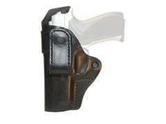 420419BK-L Blackhawk Leather IWB Holster, Black, Left Handed