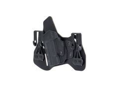 422004BK-L Blackhawk Leather Tuckable Pancake J-Frame Holster, Black, Left Handed